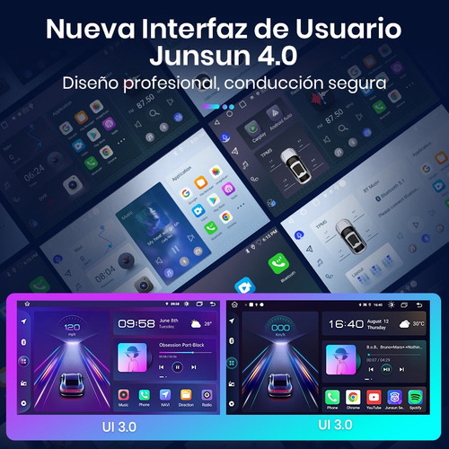 Radio De Coche 4g Android Carplay 6+128g Para Renault Logan Foto 9