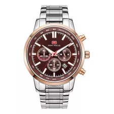 Reloj Para Hombre Mini Focus Mf0133g Mfa871920 Plateado