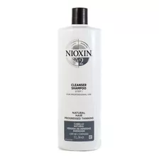 Nioxin Cleanser 2 1000ml- Shampoo Crecimiento De Cabello