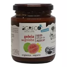 Kit 3x: Geleia De Goiaba Orgânica Sem Açúcar Agreco 240g