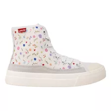 Tenis Botas Levis Blanco Flores Mujer 1222324 Square 