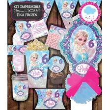Kit Imprimible Princesa Elsa Frozen Congelados Anna Olaf A92