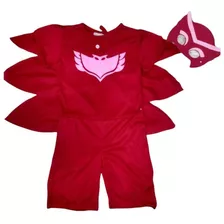 Roupa Infantil Fantasia Aniversário Pj Masks Corujita