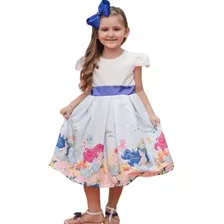 Vestido Fundo Do Mar Infantil