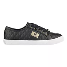 Tenis Guess Negros Quilted Mujer Detalles Dorados 