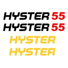 Jogo Faixas Adesivo Empilhadeira Hyster 50