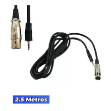 Cable De Microfono Para Camara Xlr A Spica 3.5mm 2.5 Mts