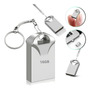 Pen Drive 16gb Mini Metal Resistente Ultra Rápido Automotivo Prateado Pen Drive