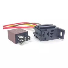 Kit Mini Rele Auxiliar 5 Pinos 12v Com Tomada Dni 0134