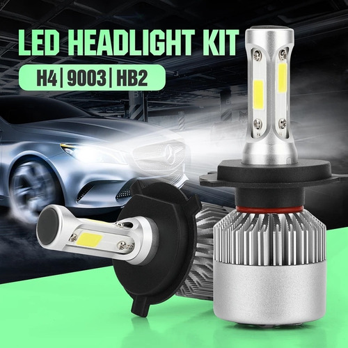 Hiper Led H4 C6 Auto Moto 72w 7600 Lm Foto 5