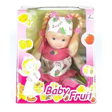 Boneca Baby Fruit De Morango Fenix - Bm-002