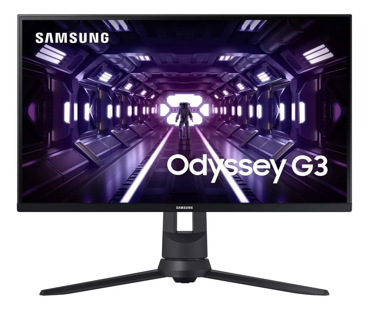 Monitor Gamer Samsung Odyssey G3 F24g35t Lcd 24   Preto 100v/240v