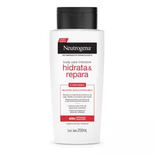 Loción Neutrogena Body Care Intensive Hidrata Y Repara 200ml Fragancia Limón Tipo De Envase Pote