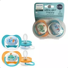 Chupeta Ultra Air Dupla Tartaruga 6-18m Scf080/21 Avent