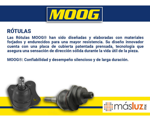 2- Rtulas Delanteras Inf Hyundai Accent 2012/2017 Moog Foto 4