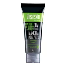 Máscara Facial Preta Clearskin Avon 60g