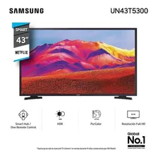 Televisión Smart Tv Samsung Led Full Hd Slim 43 - Tizen Os