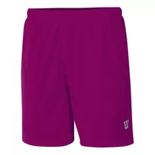 Short Wilson Hombre De Poliester C/bolsillos Tenis Padel