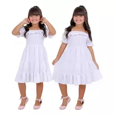 Kit 2 Vestidos Ciganinha Menina Infantil Natal Ano Novo Luxo