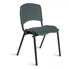 Cadeira Plástica Fixa A/e Cinza Lara