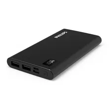 Cargador Portatil Powerbank Philips 10000 Mah Dlp8737c Color Negro