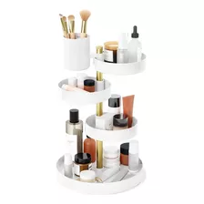 Umbra Pirouette Organizador Cosmético, Blanco/latón