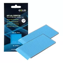 2x Pads Térmicos Gelid Gp-ultimate Tp-vp04-c 90x50x1,5mm 15w/mk Color Gris