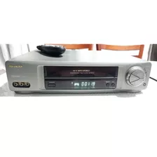 Video Cassete Sharp Vc-1699b 6 Cabeças Stereo Com Controle