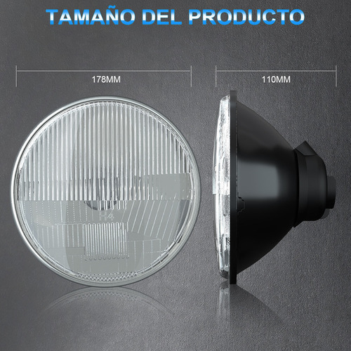 Faro Led De 11 Pulgadas Para Land Rover Range Rover Classic Foto 7