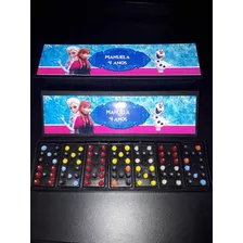 10 Domino Personalizado Princesas Frozen Cinderela