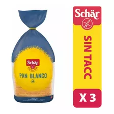 Pan Lactal Sin Gluten Marca Schar X 3