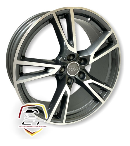 Kit 2 Rines 19x8 5-112 P/audi A6 Rs6 A7 Rs7 A3 Rs3 A4 Rs4 Q5 Foto 4