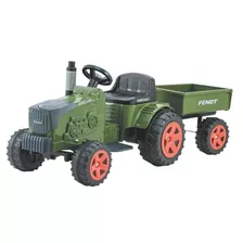 Trator Eletrico Infantil Fendt 6v Com Caçamba Buzina Biemme