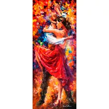 Poster Foto Leonid Afremov 40x100cm Obra Movimentos Do Tango