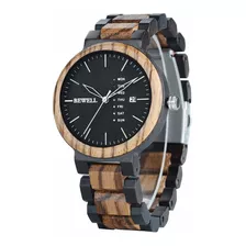 Reloj Hombre Bewell Cld-w159a-1 Cuarzo Pulso Madera En