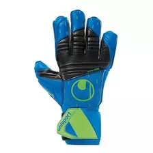 Luva De Goleiro Profissional Uhlsport Aquasoft - Azul, Verde