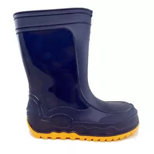 Bota De Lluvia Para Niños Rosa O Azul - Talles 21 Al 34