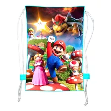 Cotillones Tula Infantil Mario Bros 30x20cm X 10 Unidades