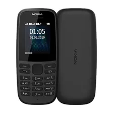 Nokia 105 (2019) Dual Sim 4 Mb Preto 4 Mb Ram