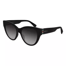 Gucci Gg0460s 001 Eye Cat Acetato Negro Gris