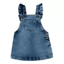 Jardinera En Denim Para Recién Nacida Niña Marca Offcorss