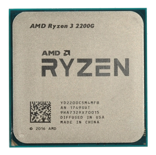 Processador Gamer Amd Ryzen 3 2200g Yd2200c5m4mfb De 4 Núcleos E  3.7ghz De Frequência Com Gráfica Integrada