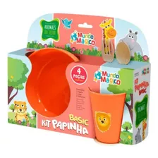 Kit Papinha Basic Mundo Mágico 4 Peças Alimentação Infantil