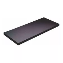 Prateleira 25mm 136x25 Mdf Preto 136x25cm Espessura Grossa.