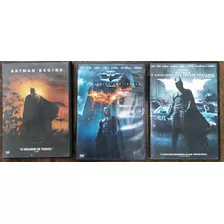 Batman O Cavaleiro Das Trevas A Trilogia 3 Dvds Dc Original