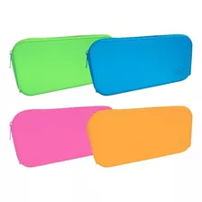 Estojo Necessaire Silicone Acp - Escolha A Cor 