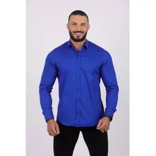 Camisa Social E Casual Masculina Slim Cores Diversas