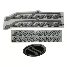 Kit De Adesivos Sundown Future 125 Original