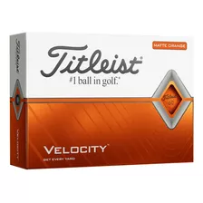 Pelotas Bolas De Golf Titleist Velocity Calidad Naranja