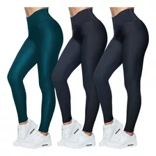 Pack (x3) Leggings Plus X X L Anticelulitis No Transparenta